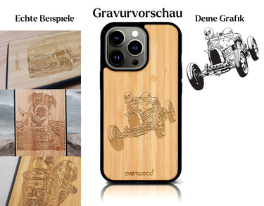 INDIVIDUEL iPhone 15 Pro bambou plastique